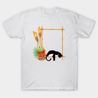 Cat Hawaiian T-Shirt